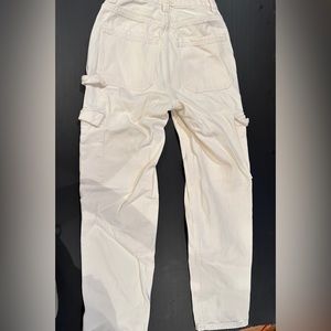 size 22 Pacsun cream cargo pants